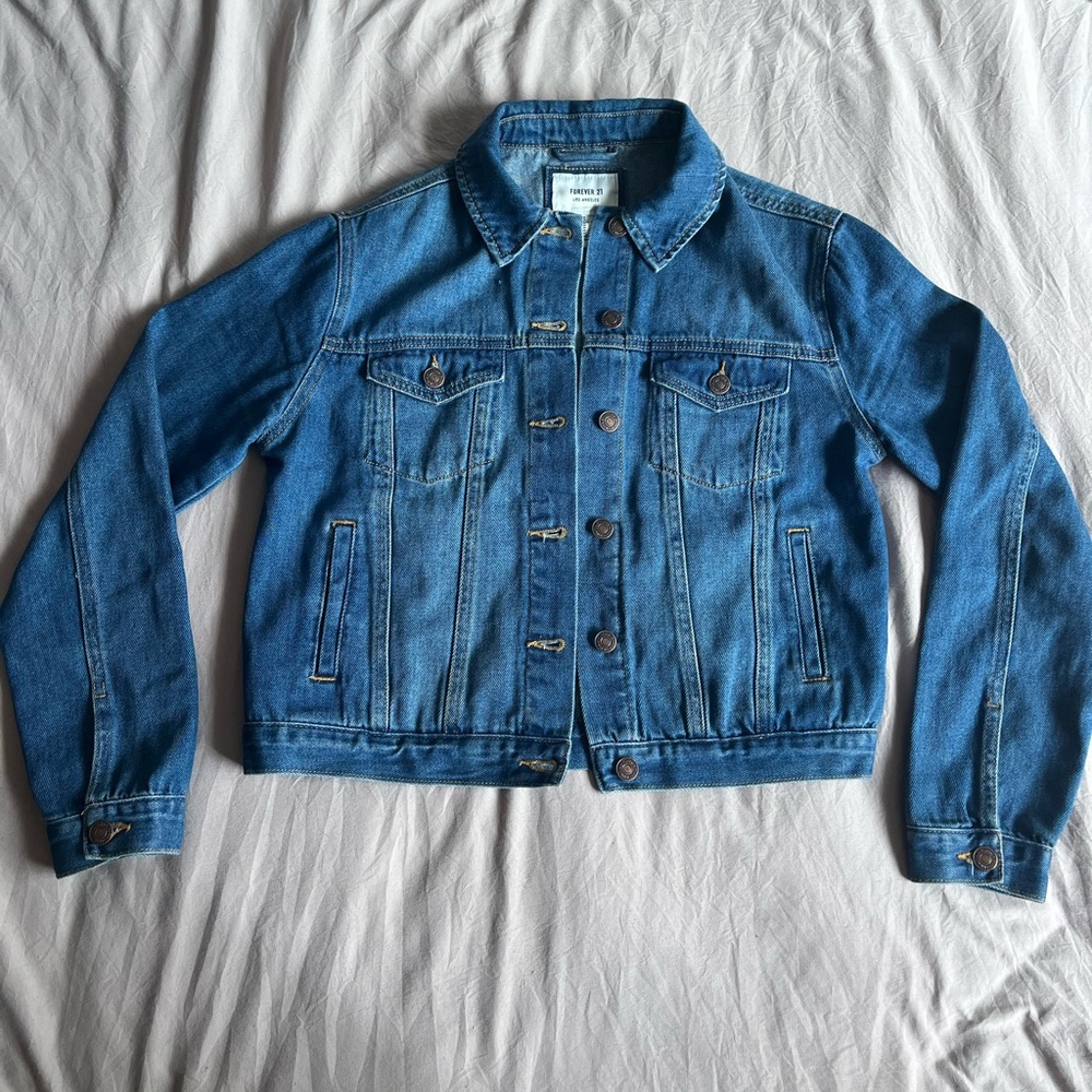 Cropped Jean Jacket